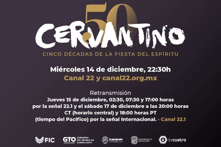 Canal 22 y el FIC presentan el documental Cervantino 50: cinco décadas de la fiesta del espíritu