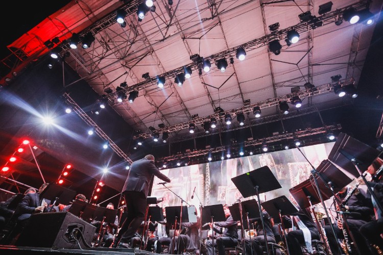 Banda de Música del Estado y Vientos Musicales rinde homenaje a Guanajuato en el FIC